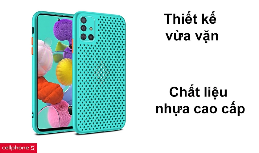 Thiết kế vừa vặn, chất liệu nhựa cao cấp