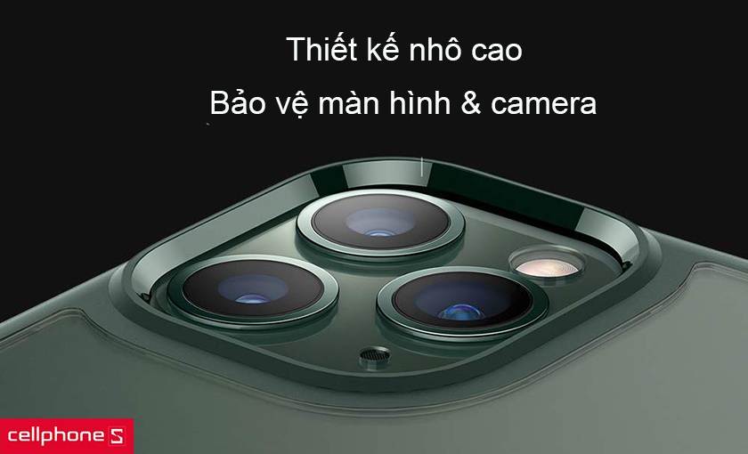 Thiết kế nhô cao màn hình