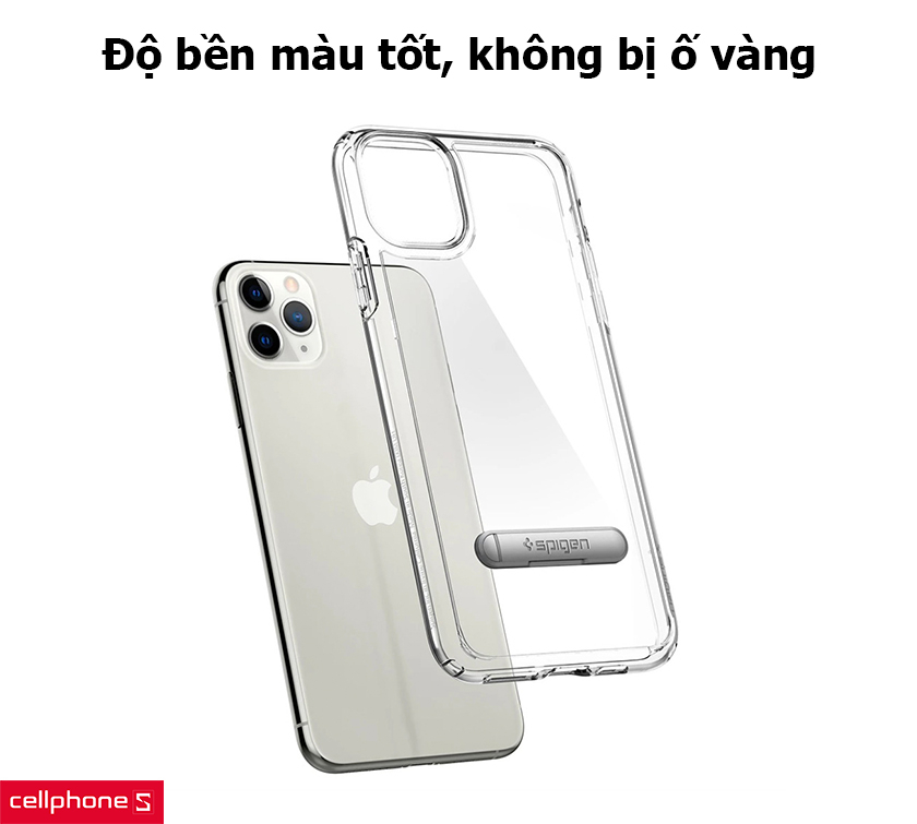 Độ bền màu tốt, không bị ố vàng