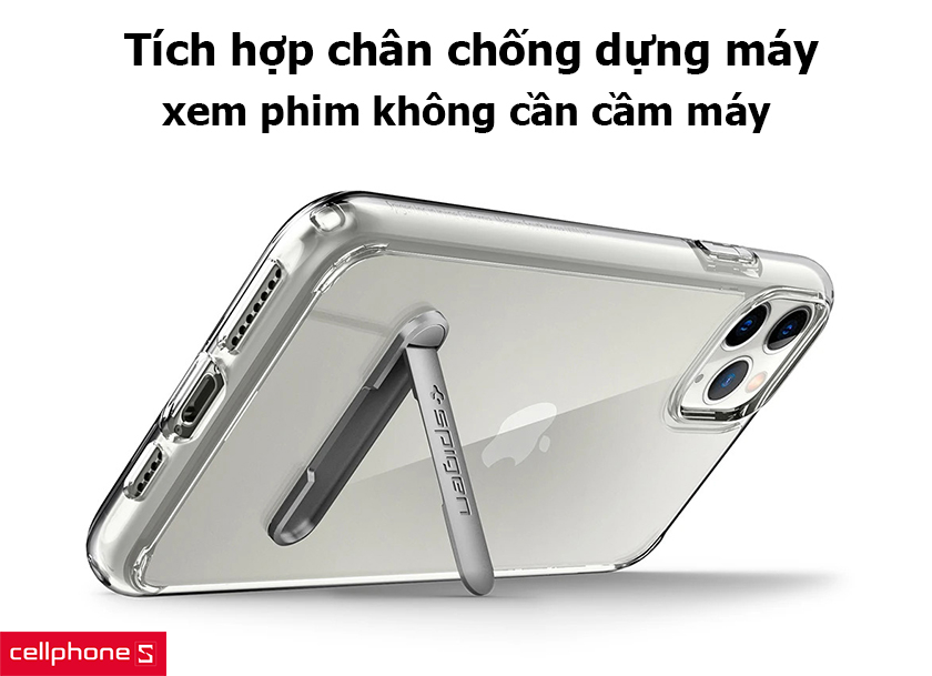 tích hợp chân chống dựng máy