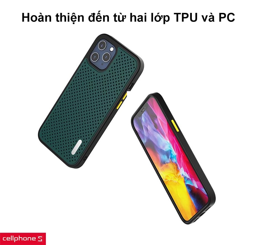 Hoàn thiện đến từ hai lớp TPU và PC