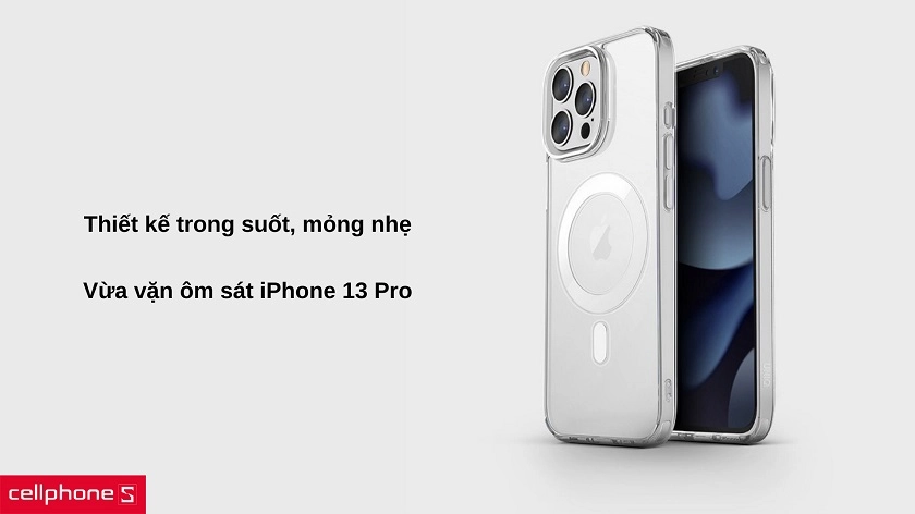 Ốp lưng MagSafe iPhone 13 Pro UNIQ Hybrid Compatible LifePro Xtreme