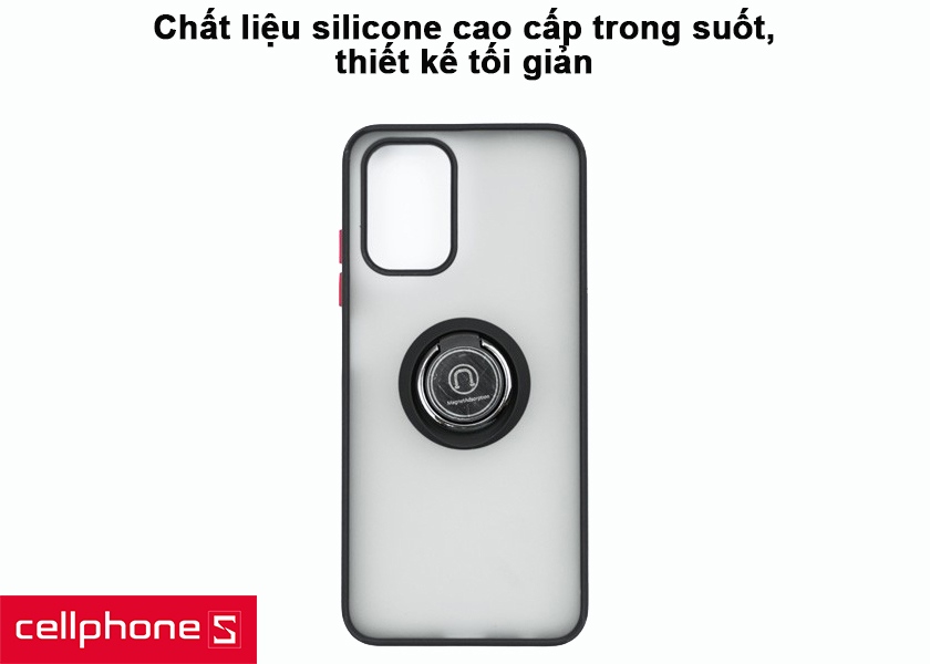 Chất liệu silicone cao cấp trong suốt, thiết kế tối giản 