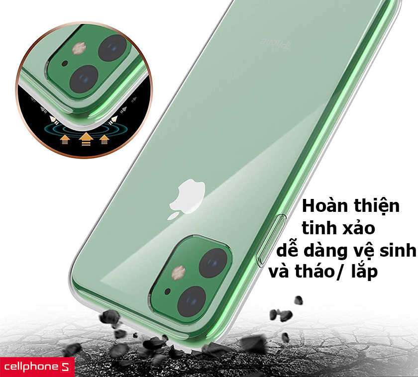 Hoàn thiện tinh xảo, dễ dàng vệ sinh và tháo/ lắp