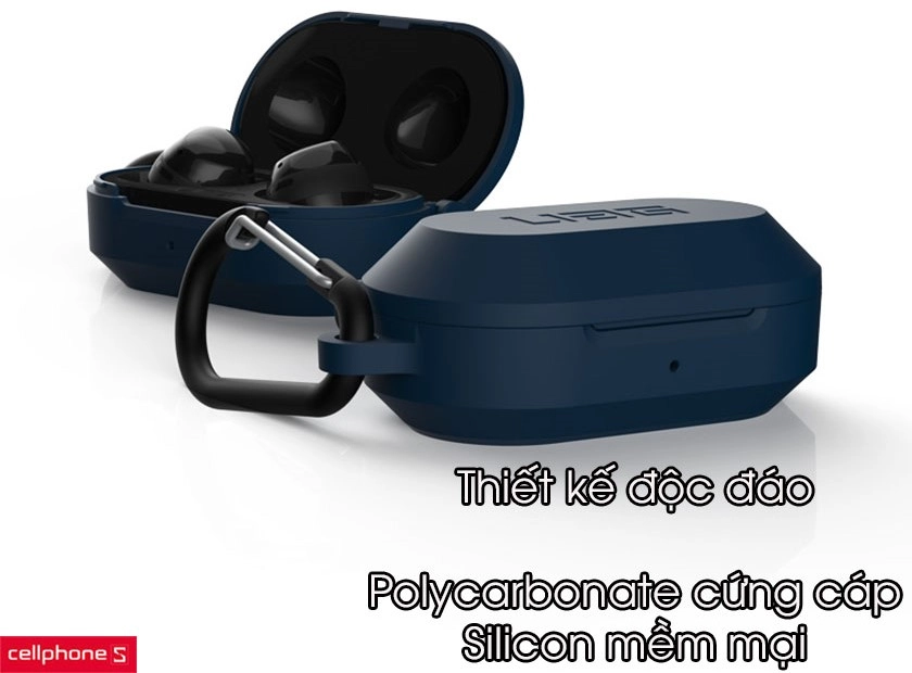 Đột phá với thiết kế độc đáo, chất liệu Polycarbonate cứng cáp kết hợp với silicon mềm