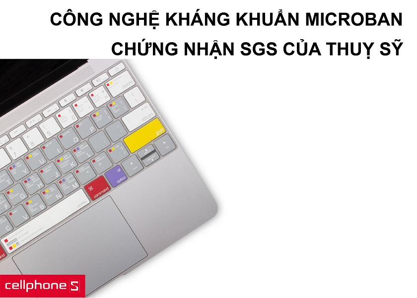 Công nghệ kháng khuẩn Microban an toàn cùng chứng nhận SGS từ Thuỵ Sỹ về chất lượng