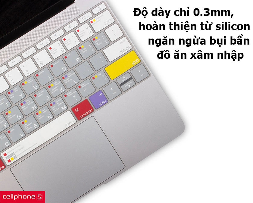 Độ dày chỉ 0.3mm, hoàn thiện từ silicon