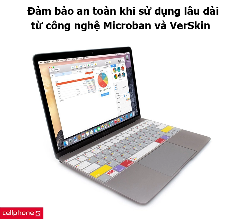 Đảm bảo an toàn khi sử dụng lâu dài từ công nghệ Microban và VerSkin