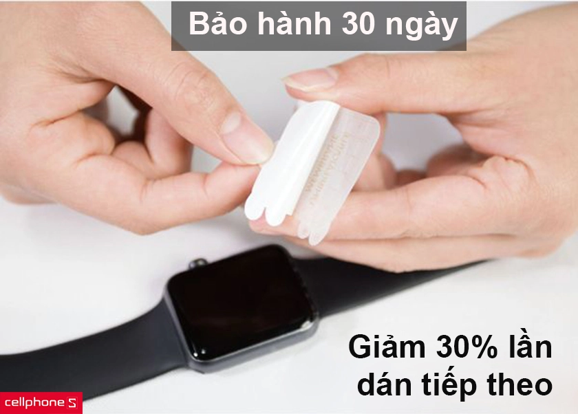 Dán miếng dán PPF Full màn hình cao cấp cho Apple Watch 44mm bảo hành 30 ngày tại CellphoneS