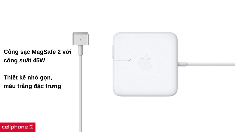Cổng sạc MagSafe 2 công suất cao
