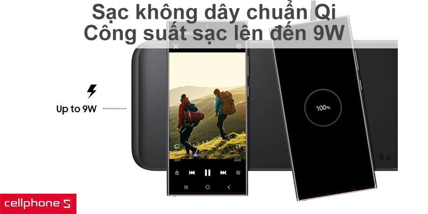 Sạc không dây chuẩn Qi tiên tiến,
