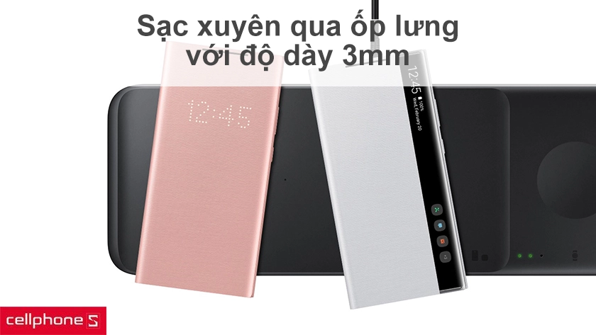 hỗ trợ sạc nhanh công suất lên đến 9W