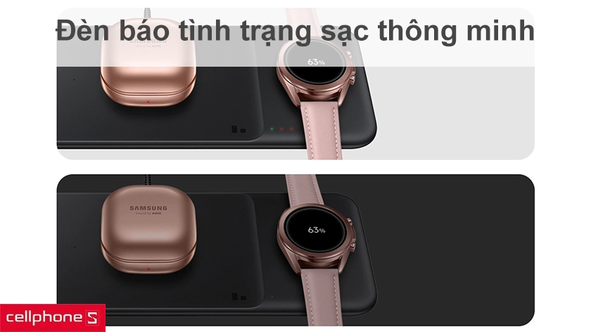 Thiết kế trau chuốt từng đường nét, đèn báo tình trạng sạc thông minh