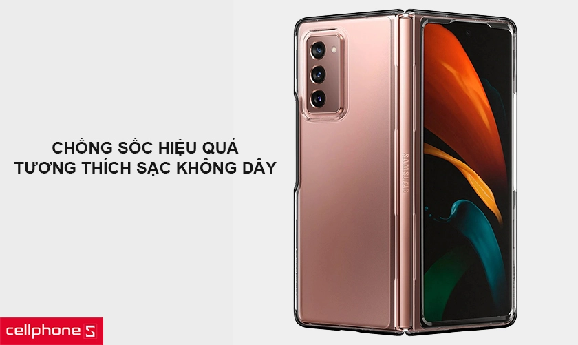 Chống sốc hiệu quả, tương thích sạc không dây