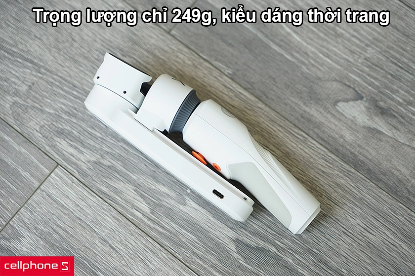 Trọng lượng chỉ 249g, kiểu dáng thời trang