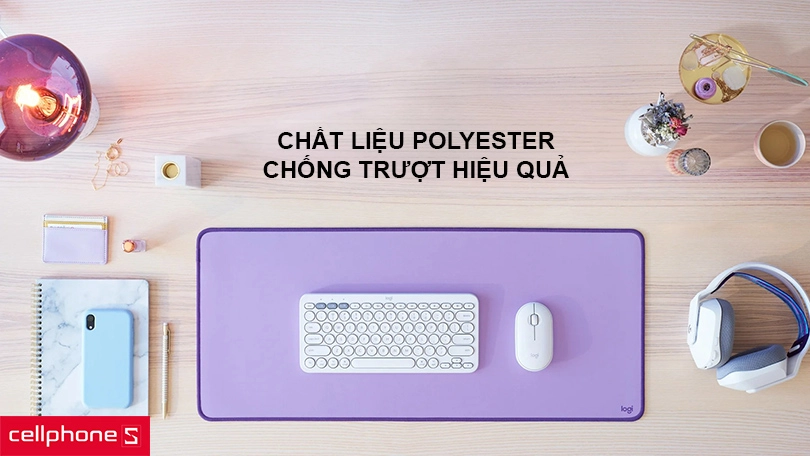 Làm từ Polyester tái chế, cho khả năng chống trượt hiệu quả