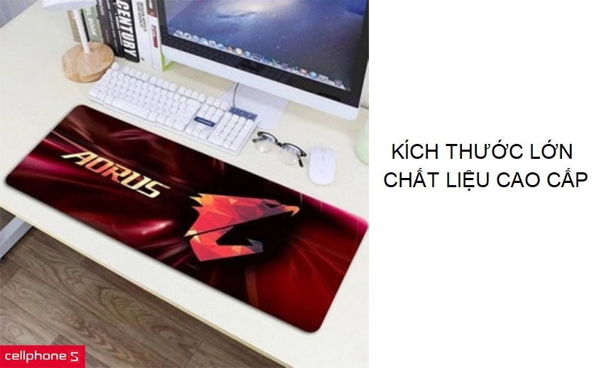 Kích thước lớn, chất liệu cao cấp