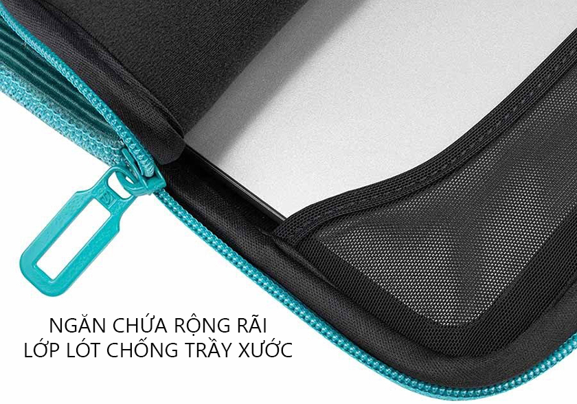 Hai ngăn chứa rộng rãi, bên trong lót đệm