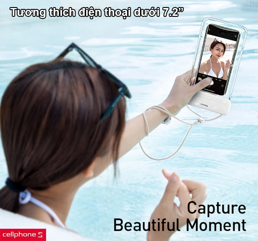 Tương thích điện thoại dưới 7.2 inches, thiết kế tiện dụng