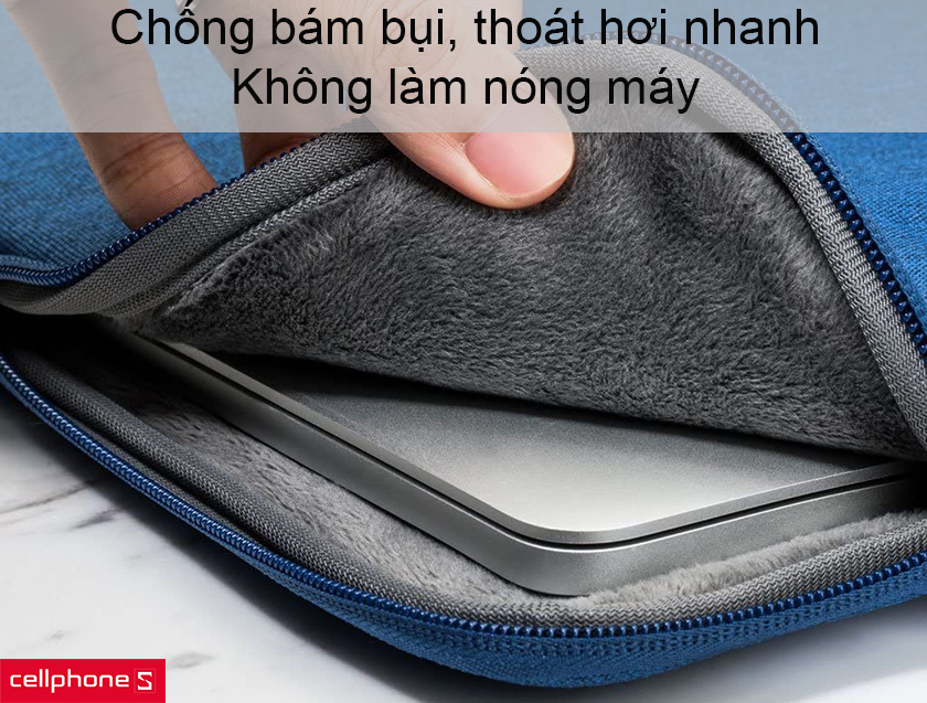 Chống bám bụi, thoát hơi nhanh, không làm nóng máy