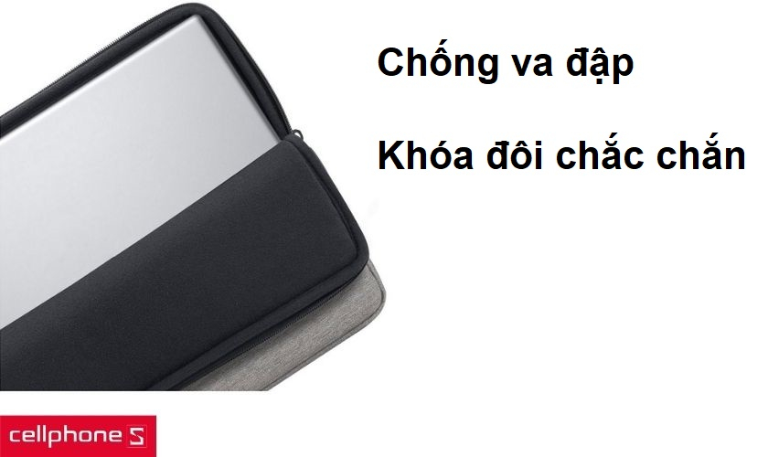 Chống va đập tốt và khóa đôi chắc chắn, dễ dàng sử dụng
