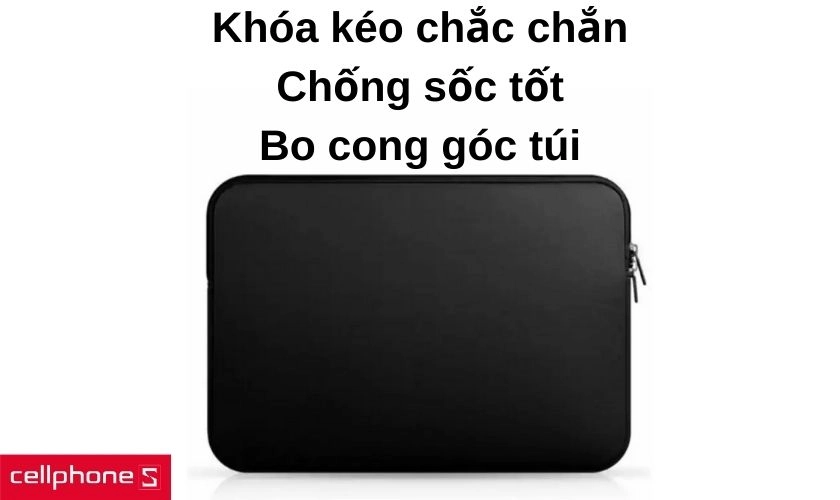 Thiết kế đơn giản dễ sử dụng cùng khóa kéo chắc chắn