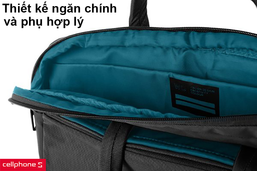 thiết kế ngăn chính và phụ hợp lý