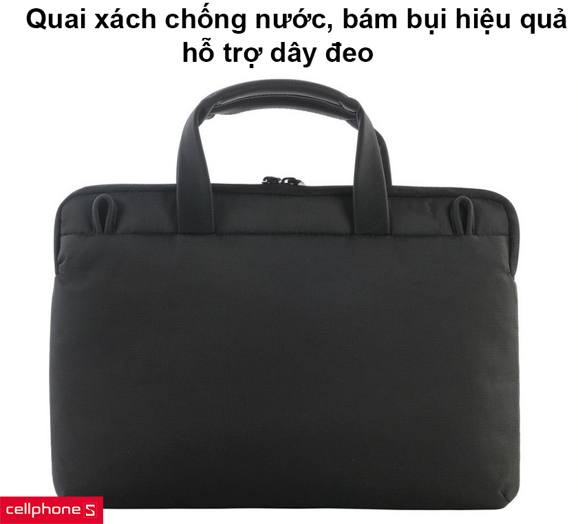 Quai xách chống nước, bám bụi hiệu quả, hỗ trợ dây đeo