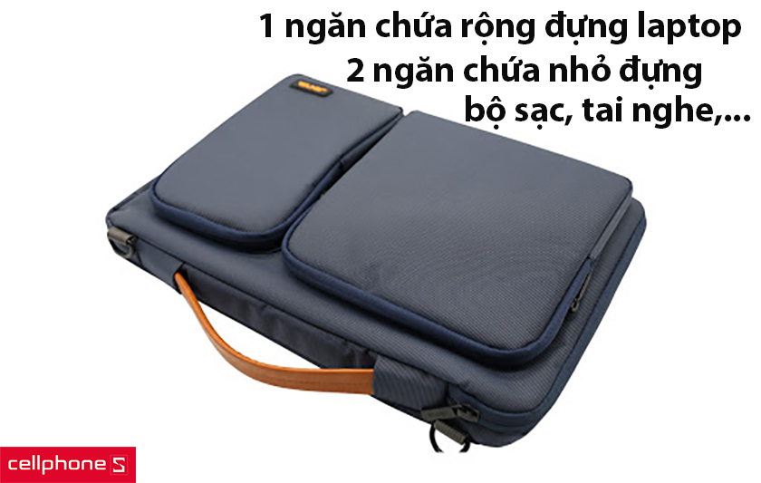 trang bị nhiều ngăn chứa