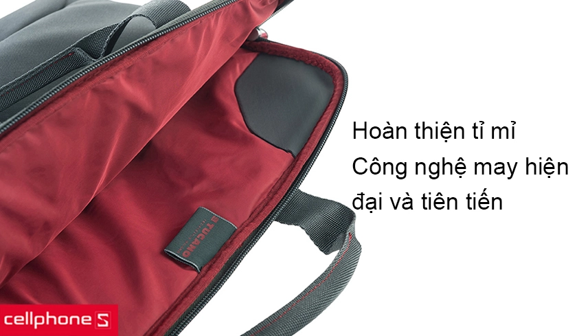 Công nghệ may tiên tiến, hoàn thiện tỉ mỉ giúp bảo vệ laptop hiệu quả và an toàn