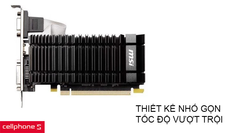 Thiết kế nhỏ gọn, tốc độ vượt trội