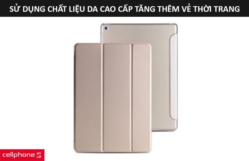 Thiết kế sử dụng chất liệu da cao cấp, làm tăng thêm vẻ thời trang