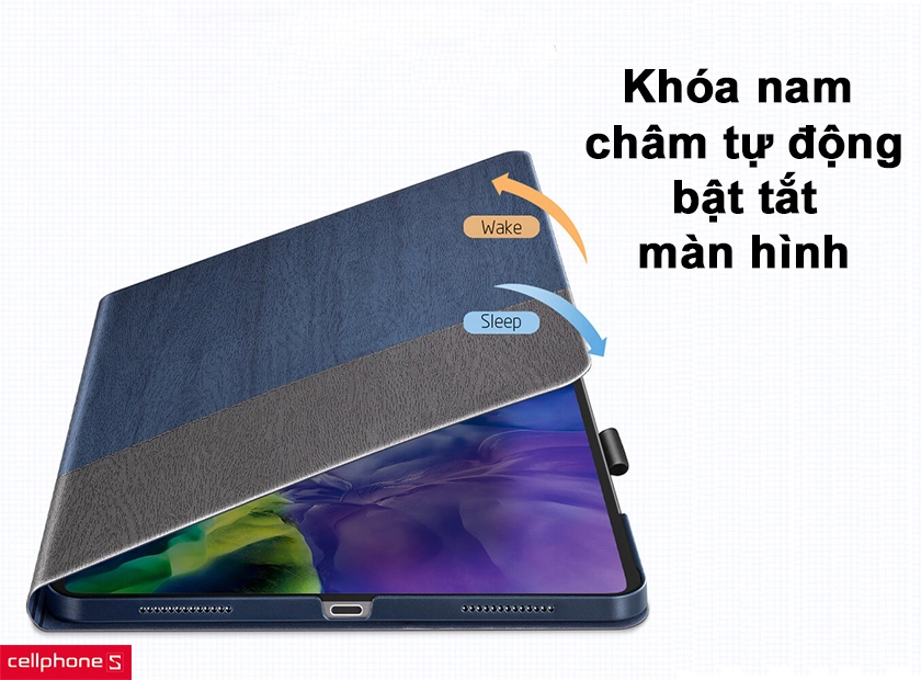 Khóa nam châm tự động bật tắt màn hình