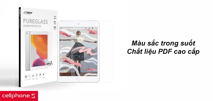 Màu sắc trong suốt, chất liệu cao cấp