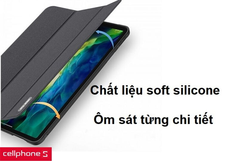 Chất liệu soft silicone bền bỉ và ôm gọn từng chi tiết máy