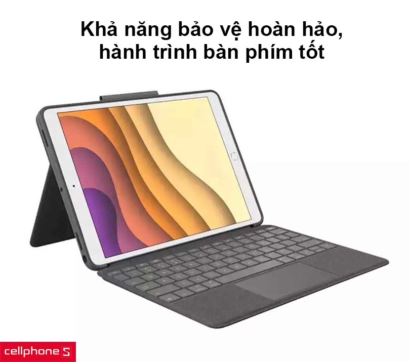 Bao da Logitech Combo Touch iPad 10.2 2021