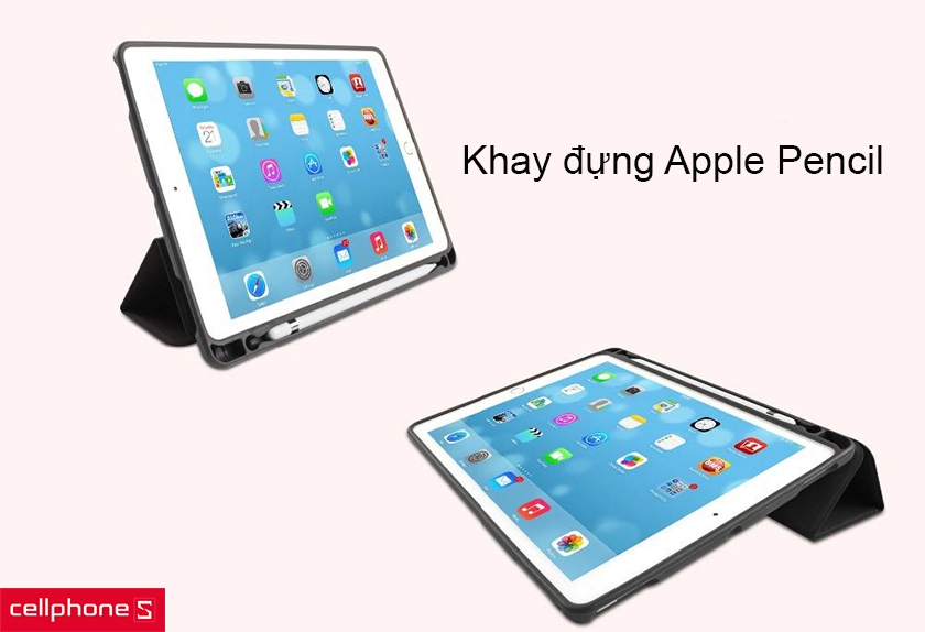 trang bị khay đựng Apple Pencil tiện lợi