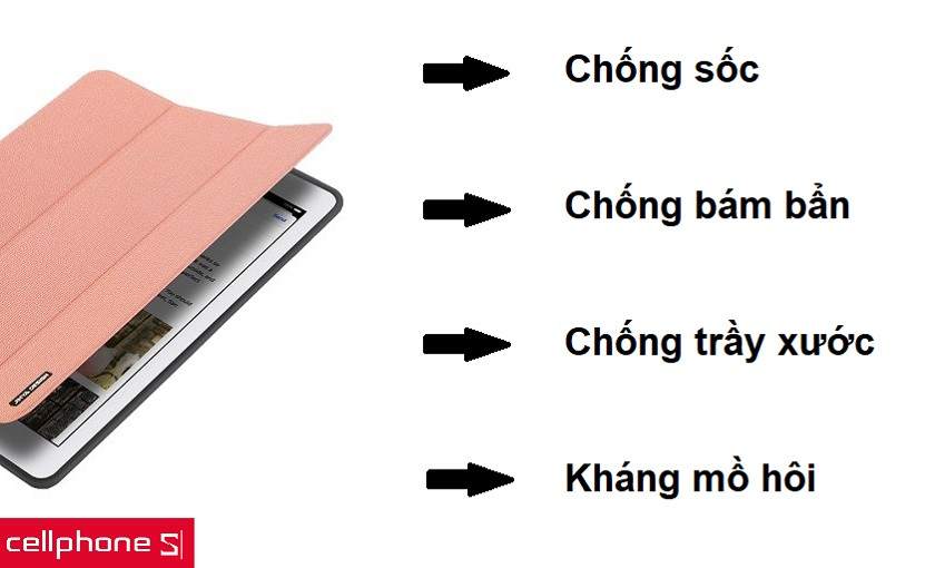 Khả năng chống bám bẩn, chống sốc và trầy xước