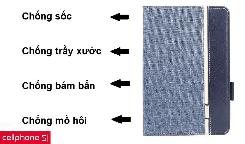 Khả năng chống sốc, chống bám bẩn và mò hôi hiệu quả