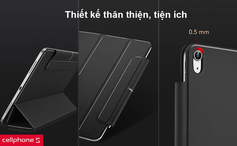 Bao da iPad Air 4 2020 ESR Ascend Trifold With Magnetic Clasp – Sang Trọng, Chắc Chắn, Bền Bỉ