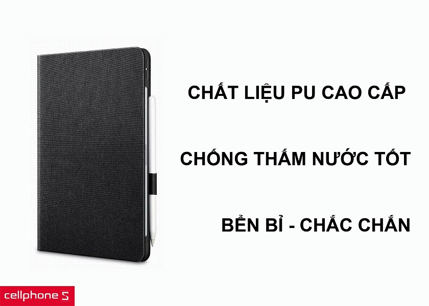 Sử dụng chất liệu PU bền bỉ cao cấp cùng khả năng chống thấm nước gây hư hỏng