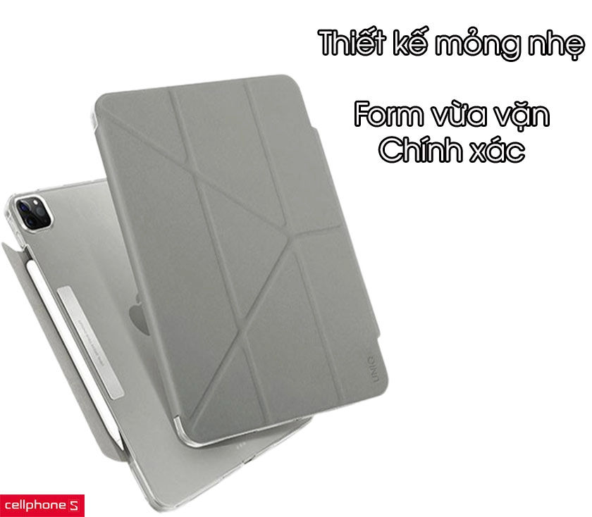 Bao da iPad Pro 11 2021 UniQ Camden Antimicrobial