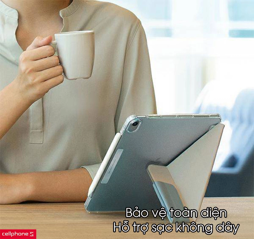 Bao da iPad Pro 11 2021 UniQ Camden Antimicrobial