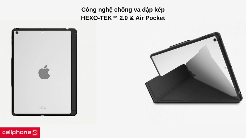 Bao da iPad 10.2 2020 Itskins Hybrid Solid Folio