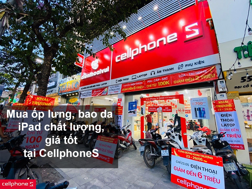 Mua ốp, bao da iPad chất lượng, giá tốt tại CellphoneS