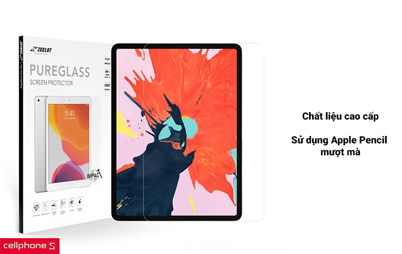 Dán màn hình iPad Pro 11 2020/10.9 2020 Zeelot Paper Like Film cao cấp - Chống trầy xước đỉnh cao