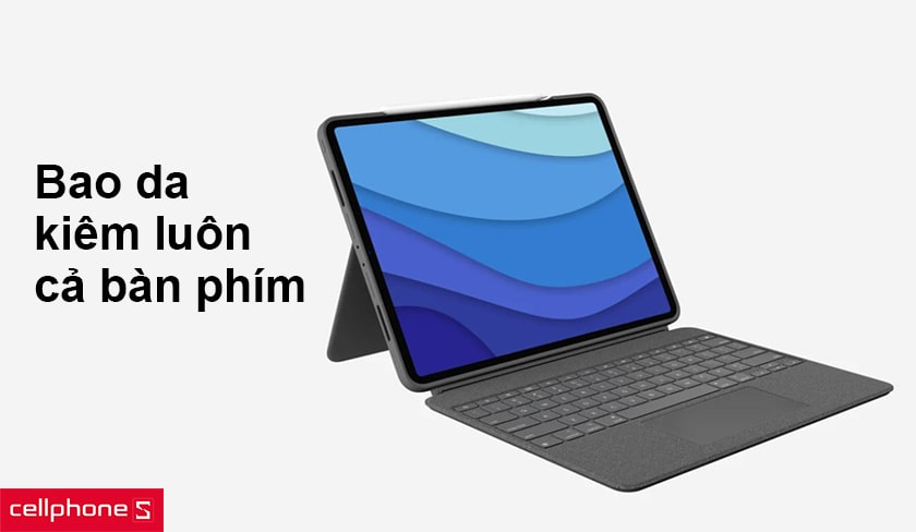 Bao da iPad Pro 12.9 2021 Logitech Combo Touch
