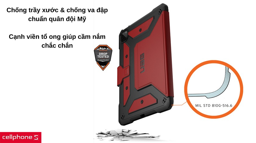 Chất liệu composite mang đến độ bền chuẩn quân đội