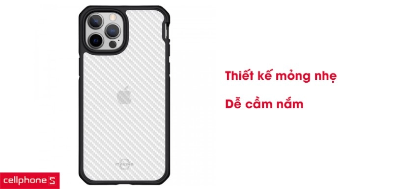 Ốp lưng Itskins Hybrid Tek cho iPhone 13 Pro