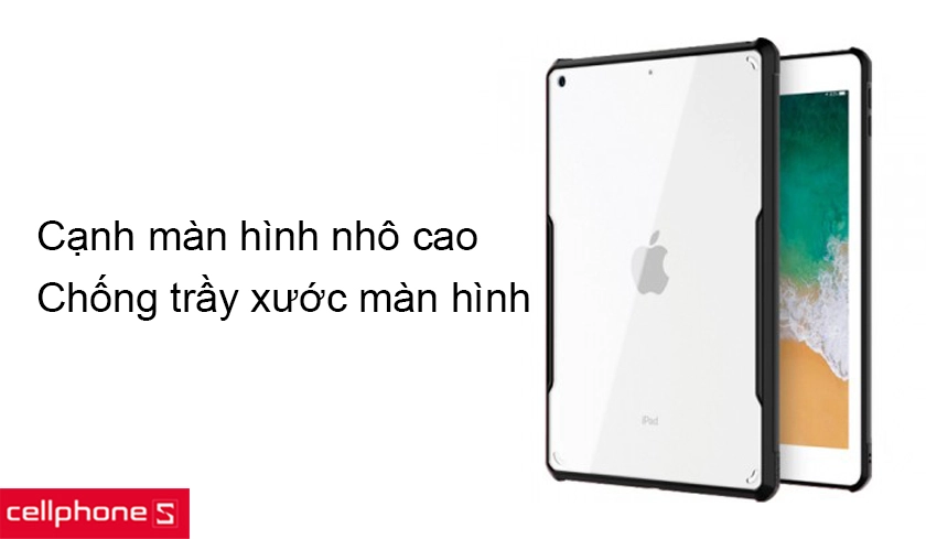 Cạnh màn hình nhô cao bảo vệ màn hình iPad 10.2 2019